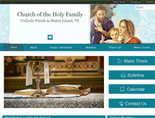 Tablet Screenshot of holyfamilystatenisland.com